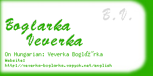 boglarka veverka business card